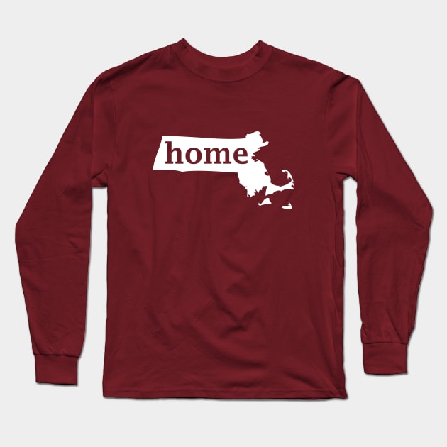 Massachusetts Home Long Sleeve T-Shirt by TBM Christopher